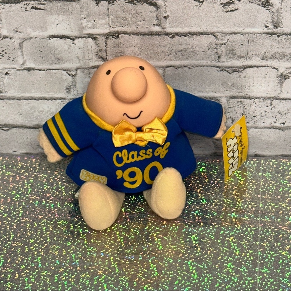 ZIGGY CLASS OF '90 Plush American Greetings Collectible 1980s w/Tags READ